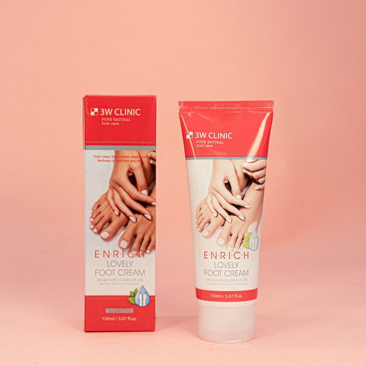 3W CLINIC: Enrich Lovely Foot Cream 150ml