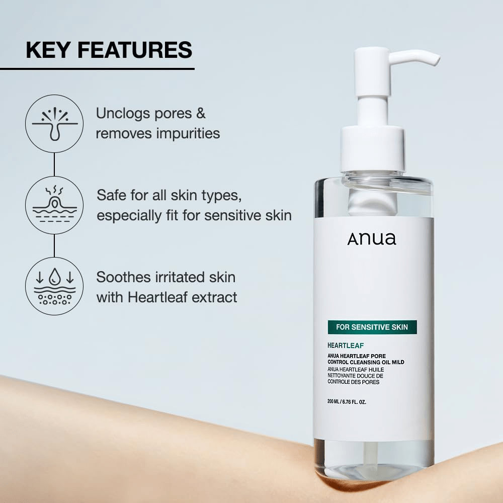 ANUA Heartleaf Pore Control Cleansing Oil 200ml (MILD)