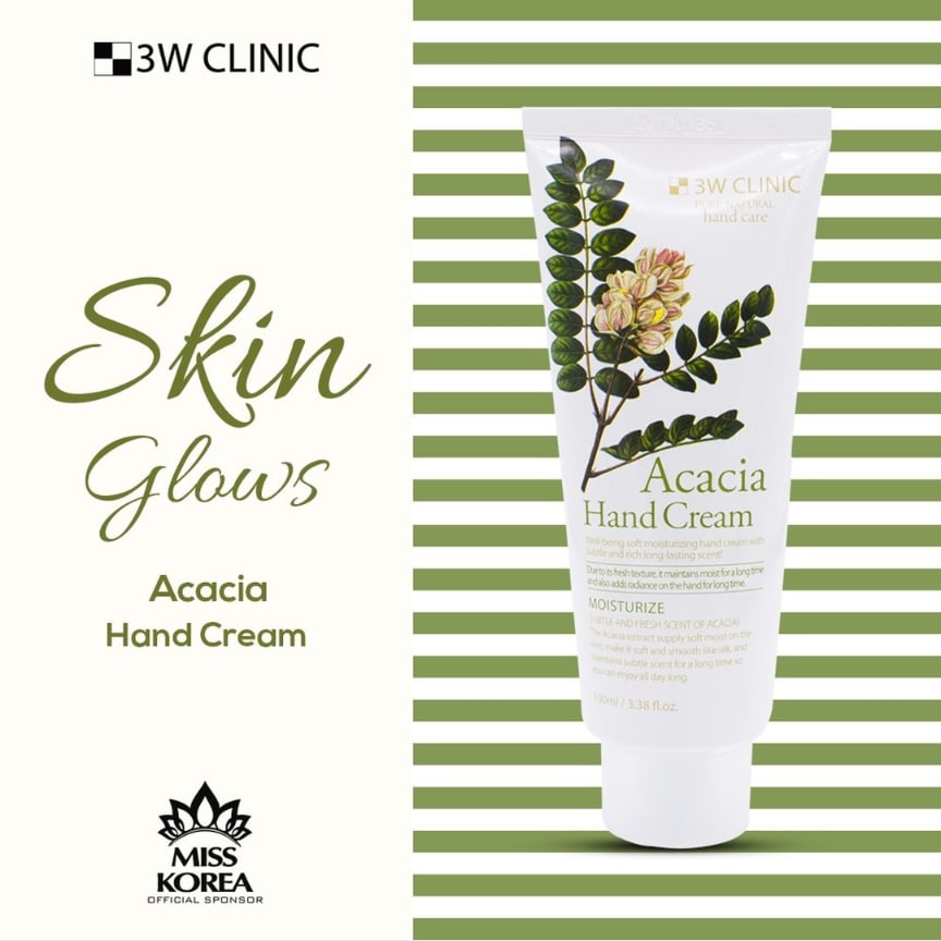 3W CLINIC: Acacia Hand Cream 100ml