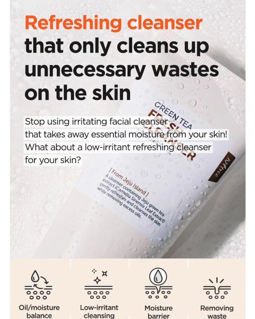 INSTREE: Green Tea Fresh Face Cleanser 120ml
