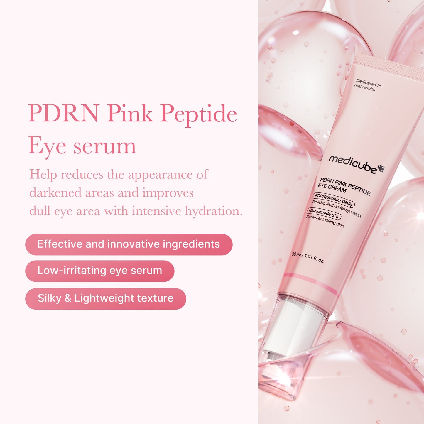MEDICUBE: PDRN Pink Peptide Eye Serum