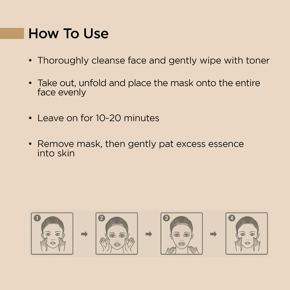BANOBAGI SUPER COLLAGEN MASK - 24K GOLD - Korean Premium Brand