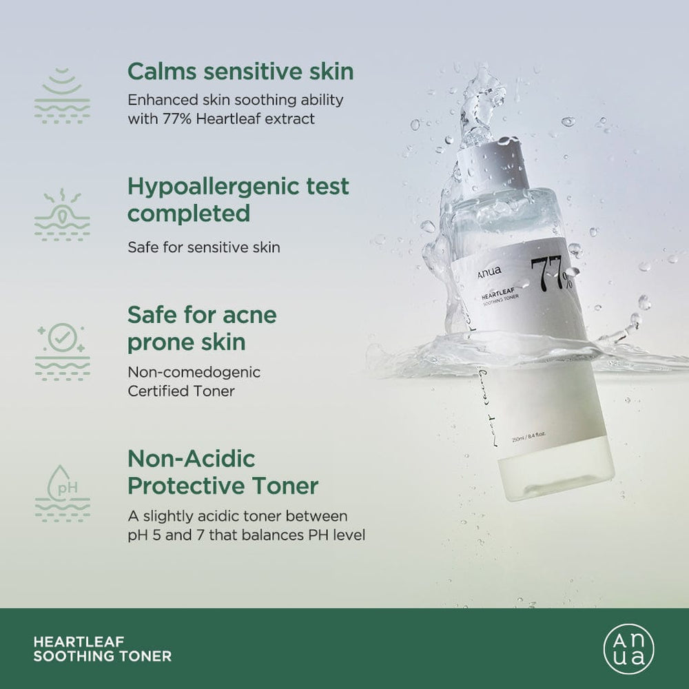 ANUA: Heartleaf 77% Soothing Toner 250ml
