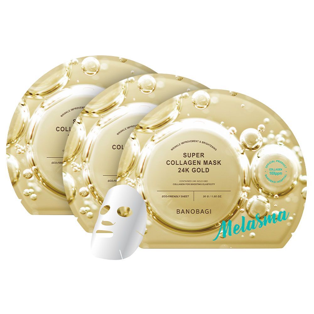 BANOBAGI SUPER COLLAGEN MASK - 24K GOLD - Korean Premium Brand