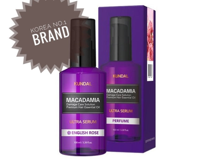 KUNDAL: MACADAMIA ULTRA HAIR SERUM (ENGLISH ROSE) 100ML