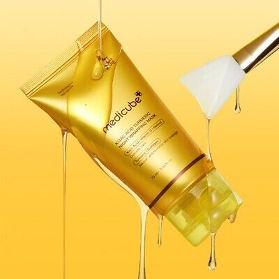 MEDICUBE: Kojic Acid Turmeric Night Wrapping Mask (75ml)